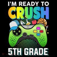 Im Ready To Crush 5th Grade Back To School Video Game Boy Gift Coffee Mug thumb 5