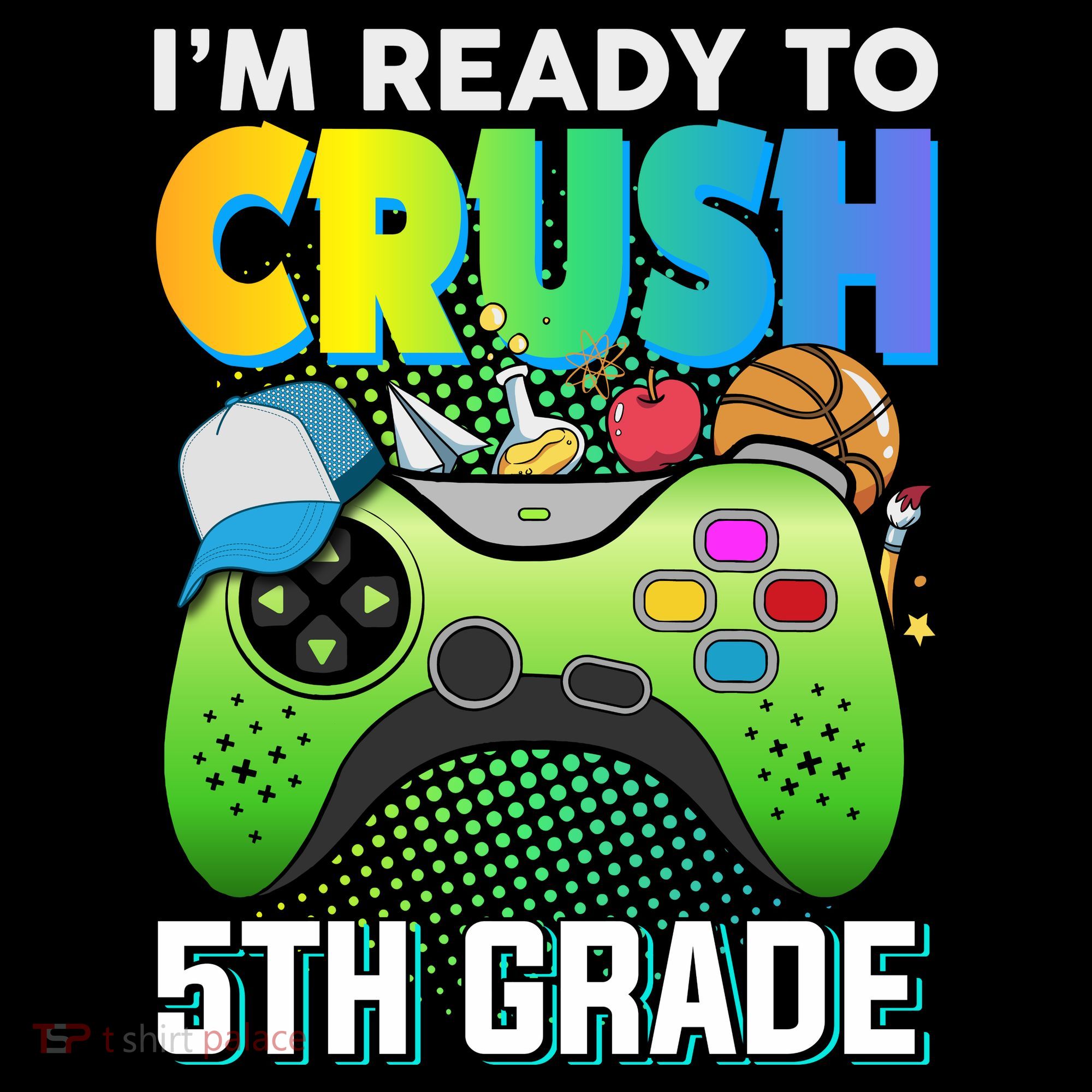Im Ready To Crush 5th Grade Back To School Video Game Boy Gift Coffee Mug