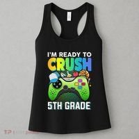 Im Ready To Crush 5th Grade Back To School Video Game Boy Gift Women's Tank Top thumb 3
