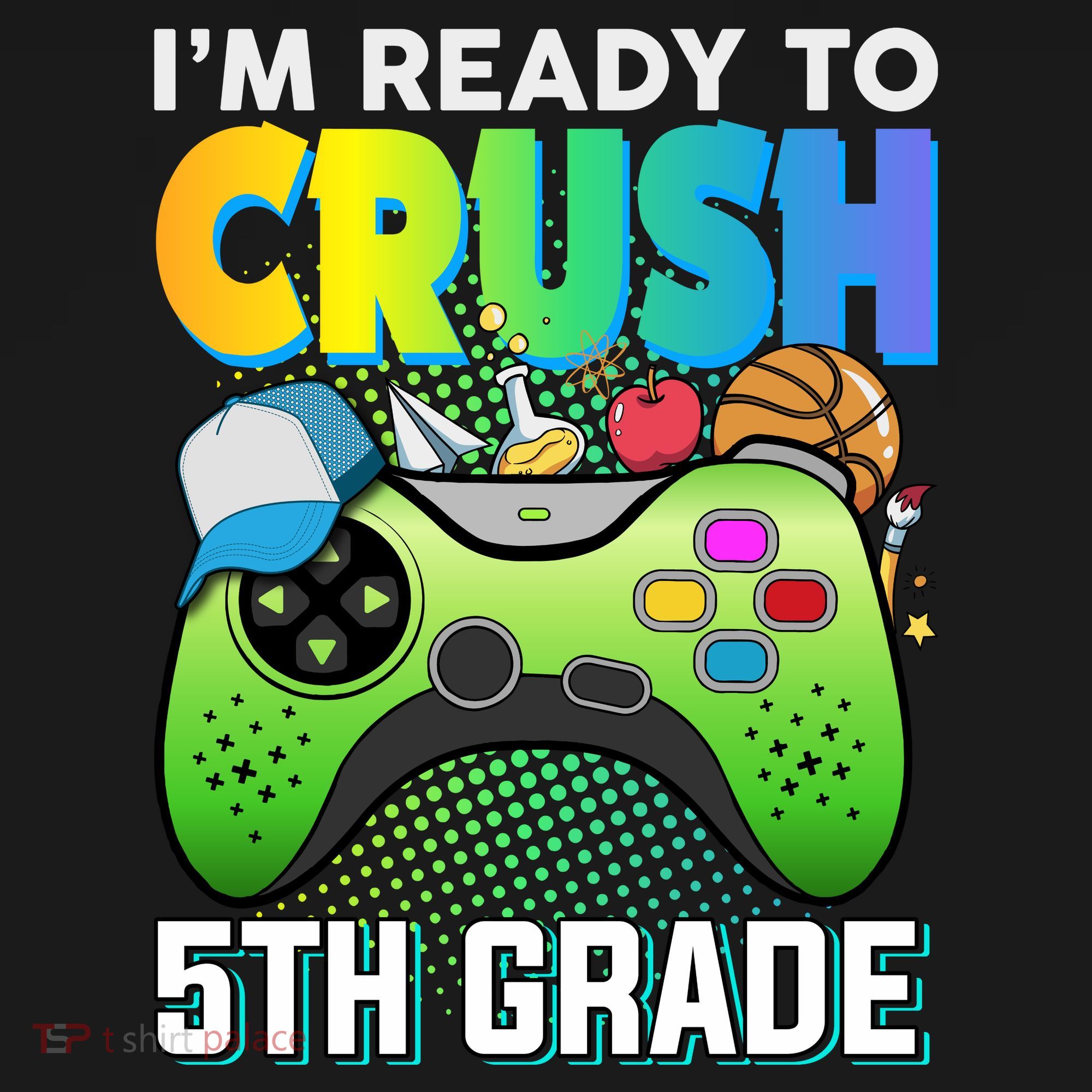 Im Ready To Crush 5th Grade Back To School Video Game Boy Gift Women's Tank Top