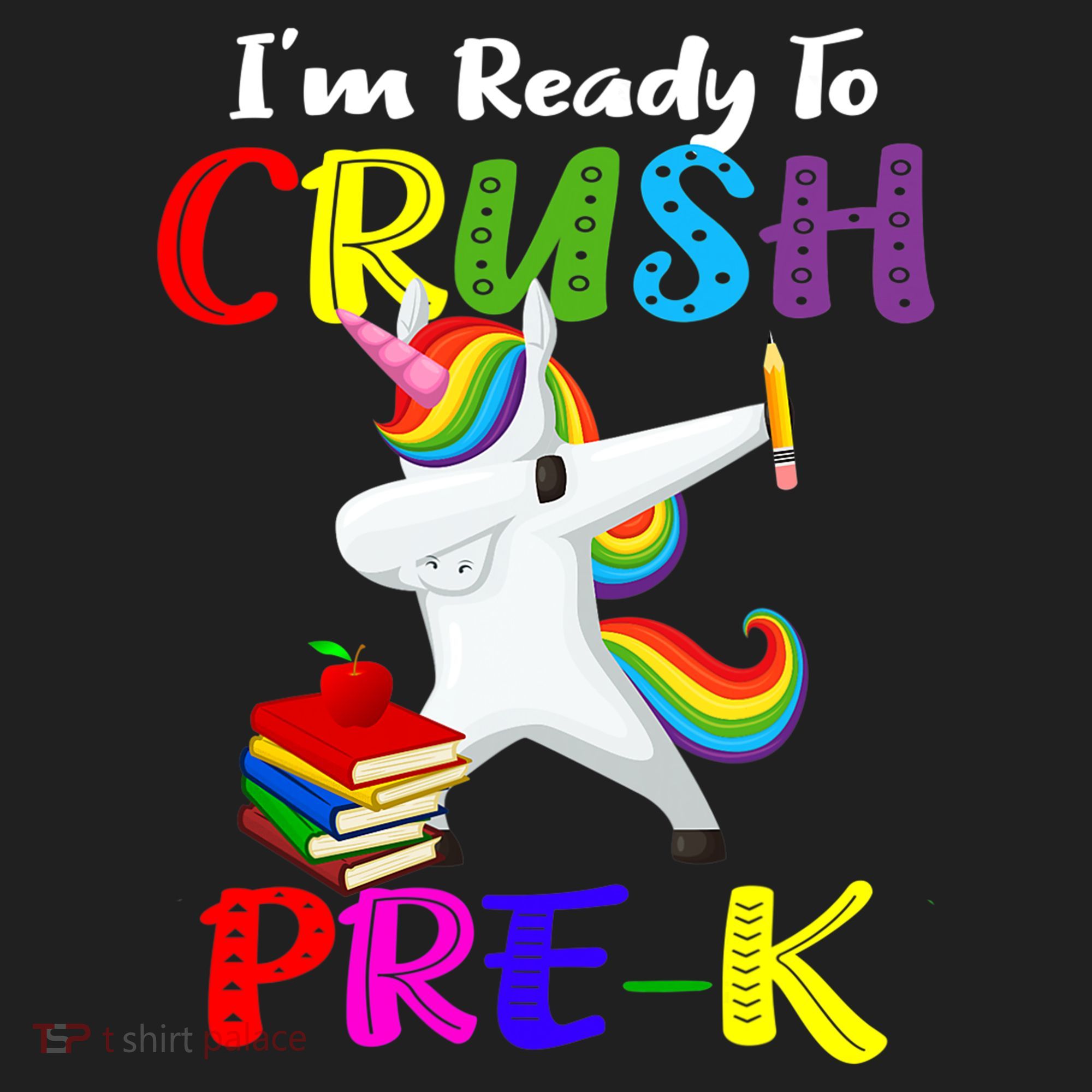 I'm Ready To Crush Pre K Tee Dabbing Unicorn Pre School Pre K Tumbler