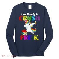 I'm Ready To Crush Pre K Tee Dabbing Unicorn Pre School Pre K Long Sleeve Shirt thumb 0