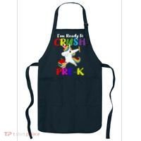 I'm Ready To Crush Pre K Tee Dabbing Unicorn Pre School Pre K Apron thumb 0