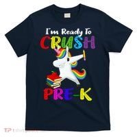 I'm Ready To Crush Pre K Tee Dabbing Unicorn Pre School Pre K T-Shirt thumb 0