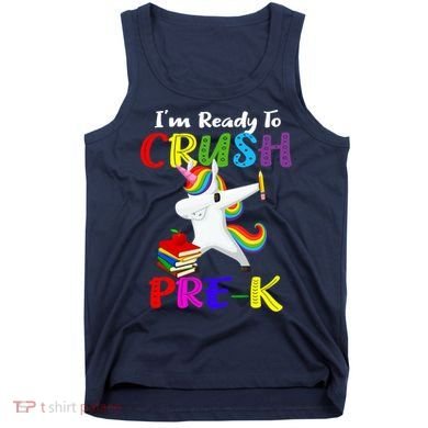 I'm Ready To Crush Pre K Tee Dabbing Unicorn Pre School Pre K Tank Top