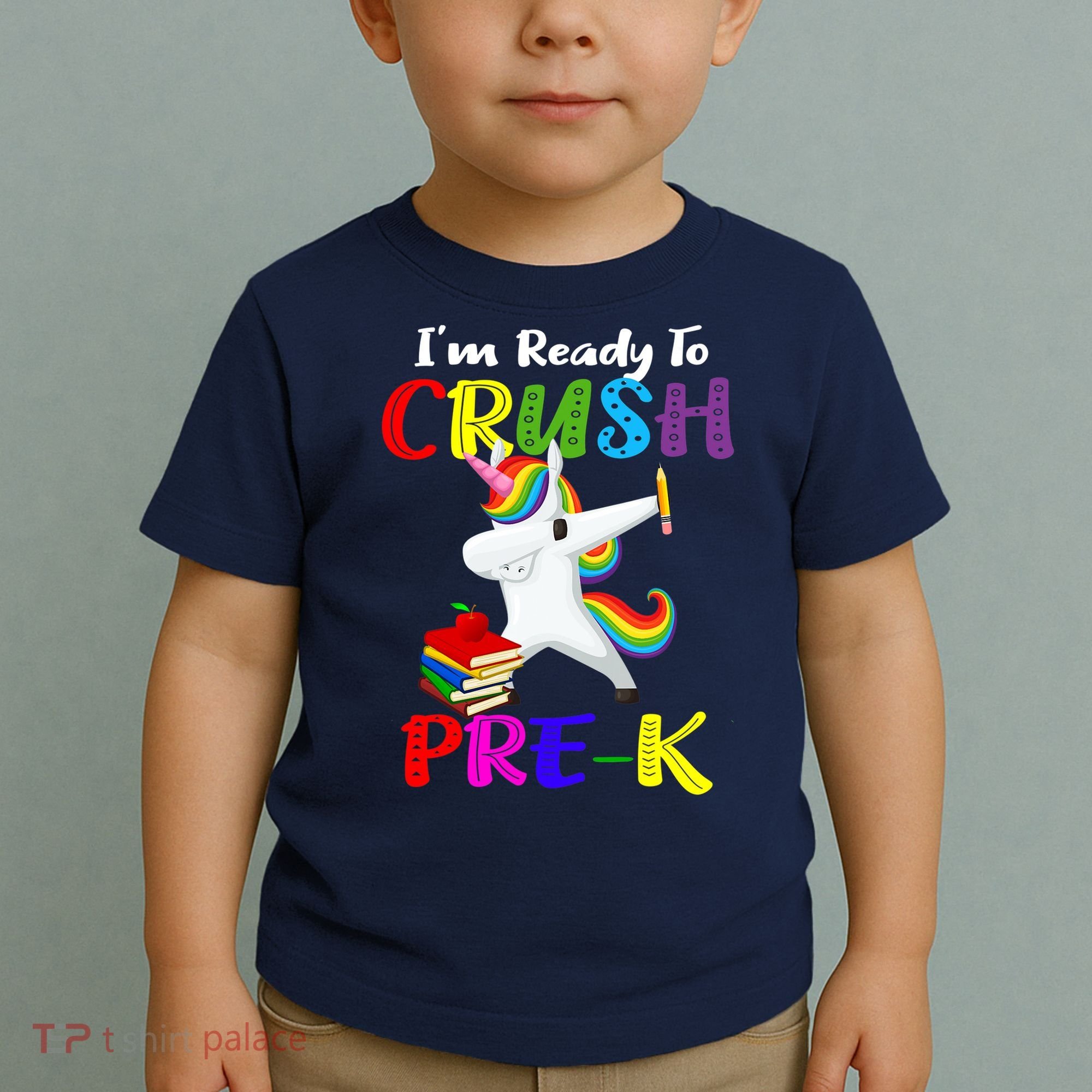 I'm Ready To Crush Pre K Tee Dabbing Unicorn Pre School Pre K Toddler T-Shirt