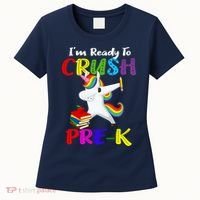 I'm Ready To Crush Pre K Tee Dabbing Unicorn Pre School Pre K Women's T-Shirt thumb 0