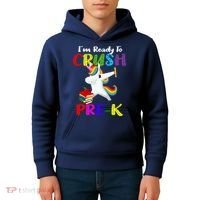 I'm Ready To Crush Pre K Tee Dabbing Unicorn Pre School Pre K Kids Hoodie thumb 4