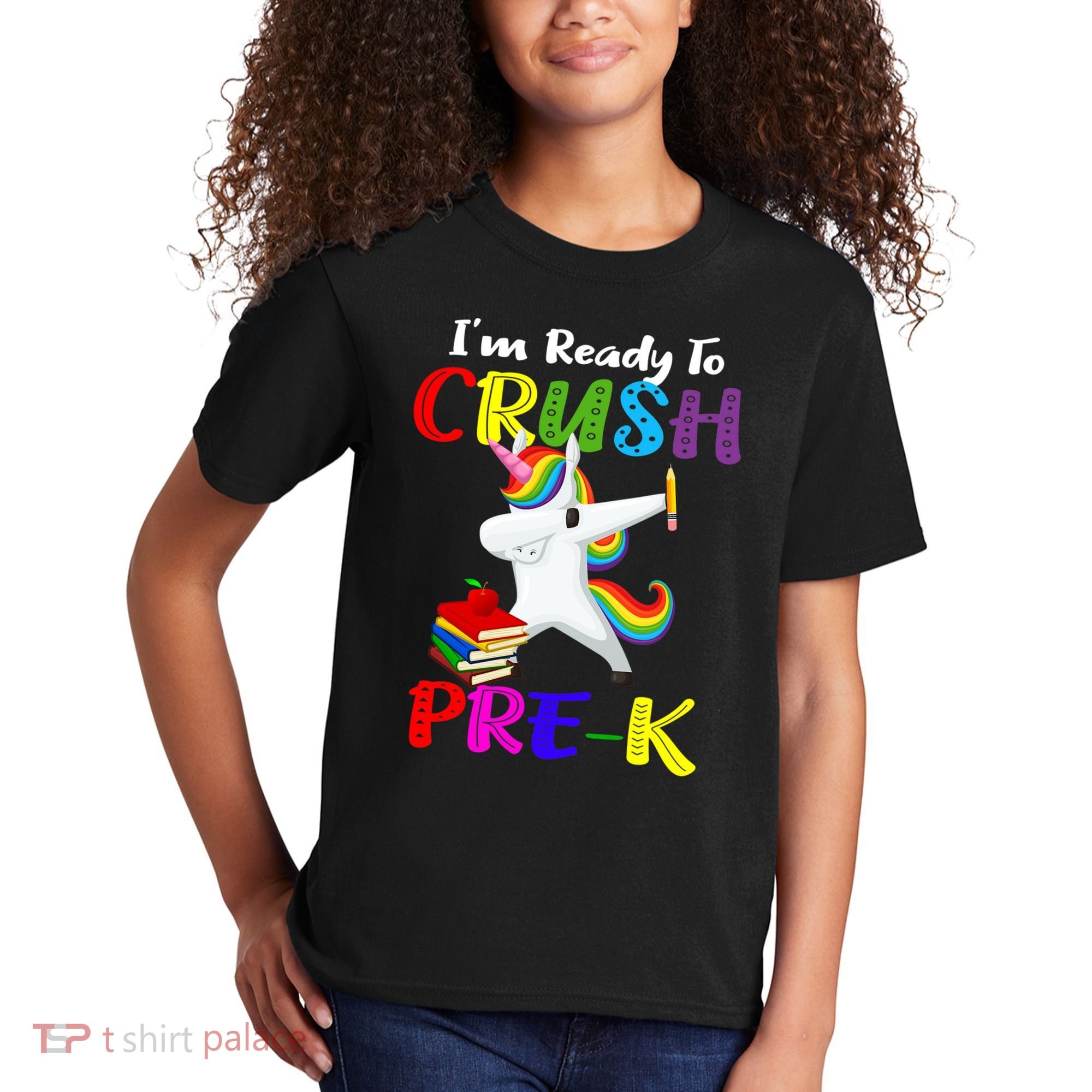 I'm Ready To Crush Pre K Tee Dabbing Unicorn Pre School Pre K Kids T-Shirt