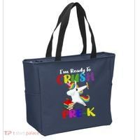 I'm Ready To Crush Pre K Tee Dabbing Unicorn Pre School Pre K Tote Bag thumb 2