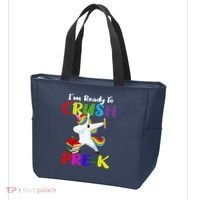I'm Ready To Crush Pre K Tee Dabbing Unicorn Pre School Pre K Tote Bag thumb 3