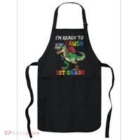 IM Ready To Crush 1st Grade Dinosaur 1st Day Of School Apron thumb 0