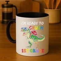 IM Ready To Crush 1st Grade Dinosaur 1st Day Of School Coffee Mug thumb 4