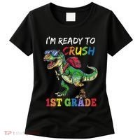 IM Ready To Crush 1st Grade Dinosaur 1st Day Of School Women's T-Shirt thumb 0