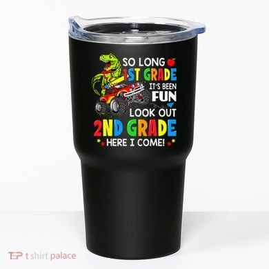 I'm Ready To Crush 2nd Grade T Rex Dinosaur Back To School Tumbler