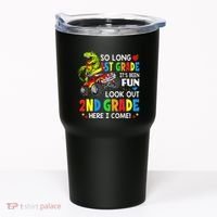 I'm Ready To Crush 2nd Grade T Rex Dinosaur Back To School Tumbler thumb 0