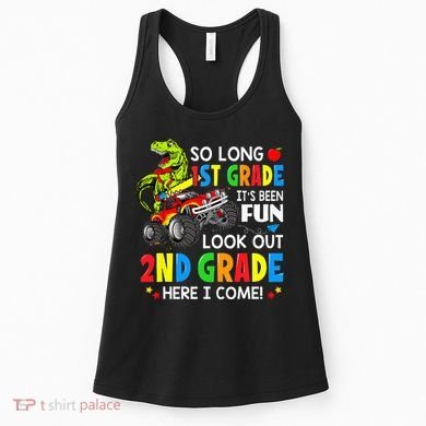I'm Ready To Crush 2nd Grade T Rex Dinosaur Back To School Women's Tank Top