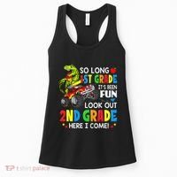 I'm Ready To Crush 2nd Grade T Rex Dinosaur Back To School Women's Tank Top thumb 0