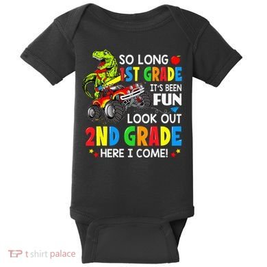 I'm Ready To Crush 2nd Grade T Rex Dinosaur Back To School Baby Bodysuit