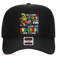 I'm Ready To Crush 2nd Grade T Rex Dinosaur Back To School Hat thumb 0