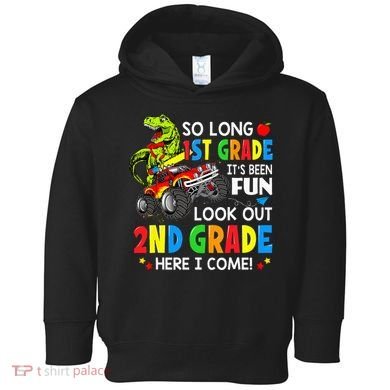I'm Ready To Crush 2nd Grade T Rex Dinosaur Back To School Toddler Hoodie