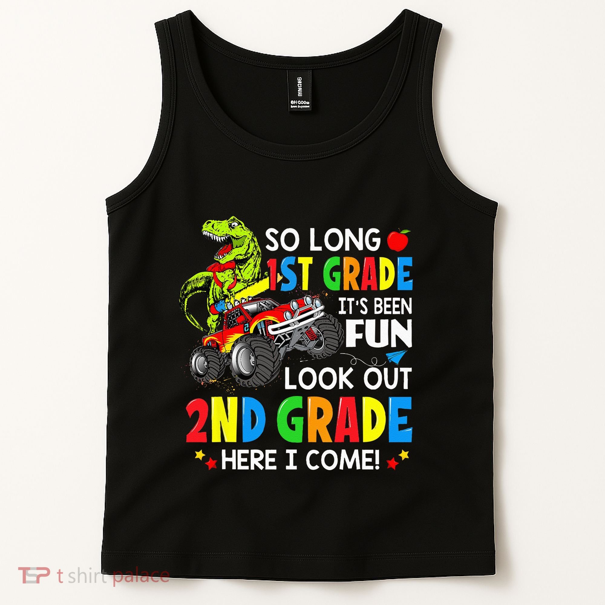 I'm Ready To Crush 2nd Grade T Rex Dinosaur Back To School Tank Top