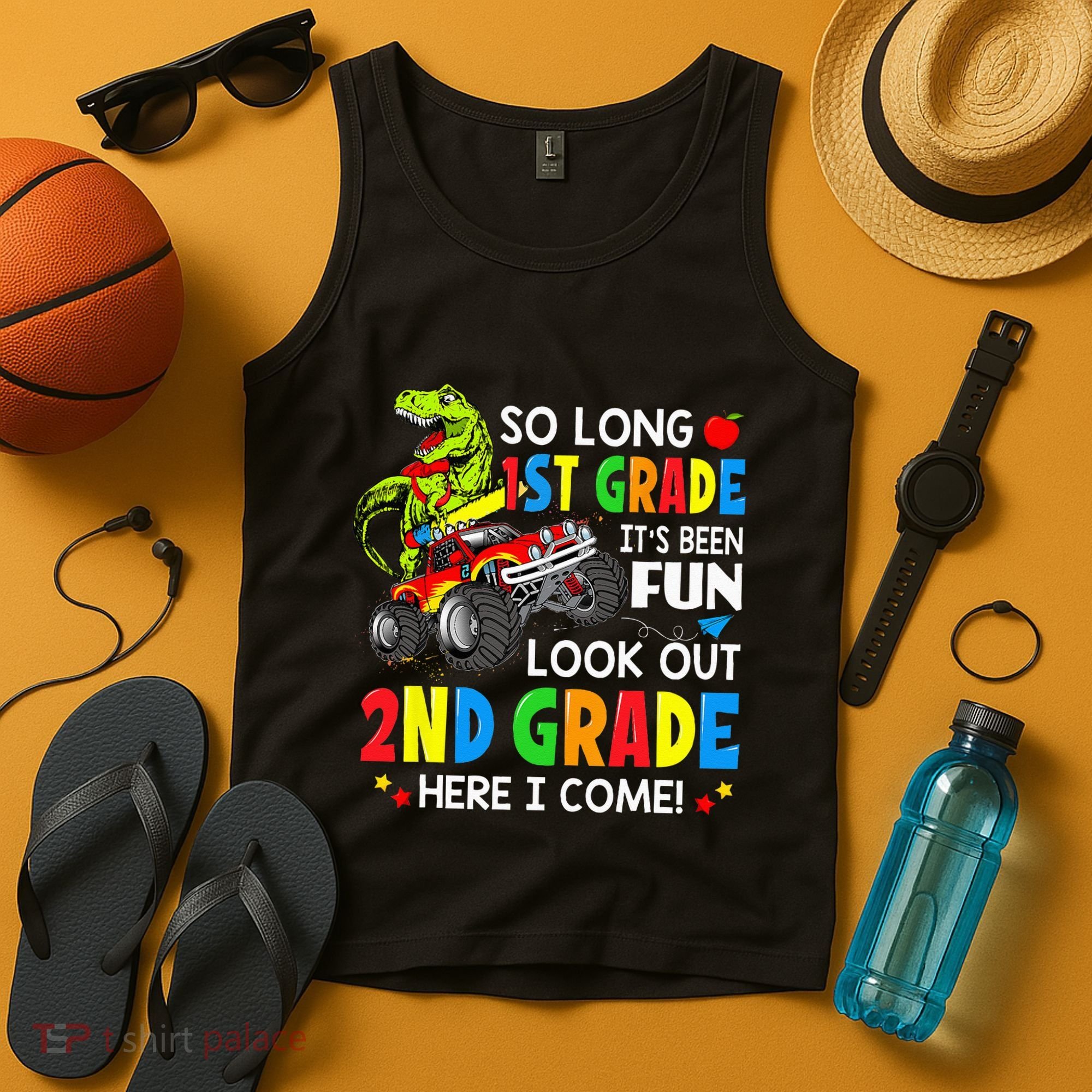 I'm Ready To Crush 2nd Grade T Rex Dinosaur Back To School Tank Top