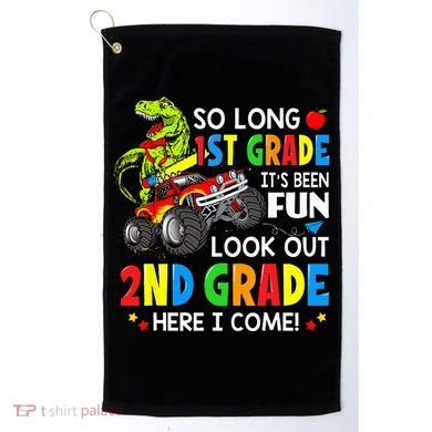 I'm Ready To Crush 2nd Grade T Rex Dinosaur Back To School Golf Towel