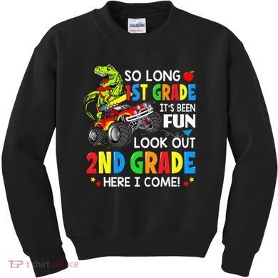 I'm Ready To Crush 2nd Grade T Rex Dinosaur Back To School Kids Sweatshirt