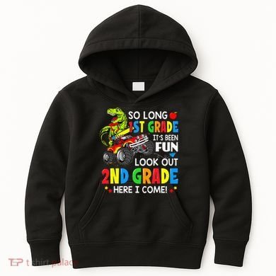 I'm Ready To Crush 2nd Grade T Rex Dinosaur Back To School Kids Hoodie