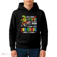 I'm Ready To Crush 2nd Grade T Rex Dinosaur Back To School Kids Hoodie thumb 4