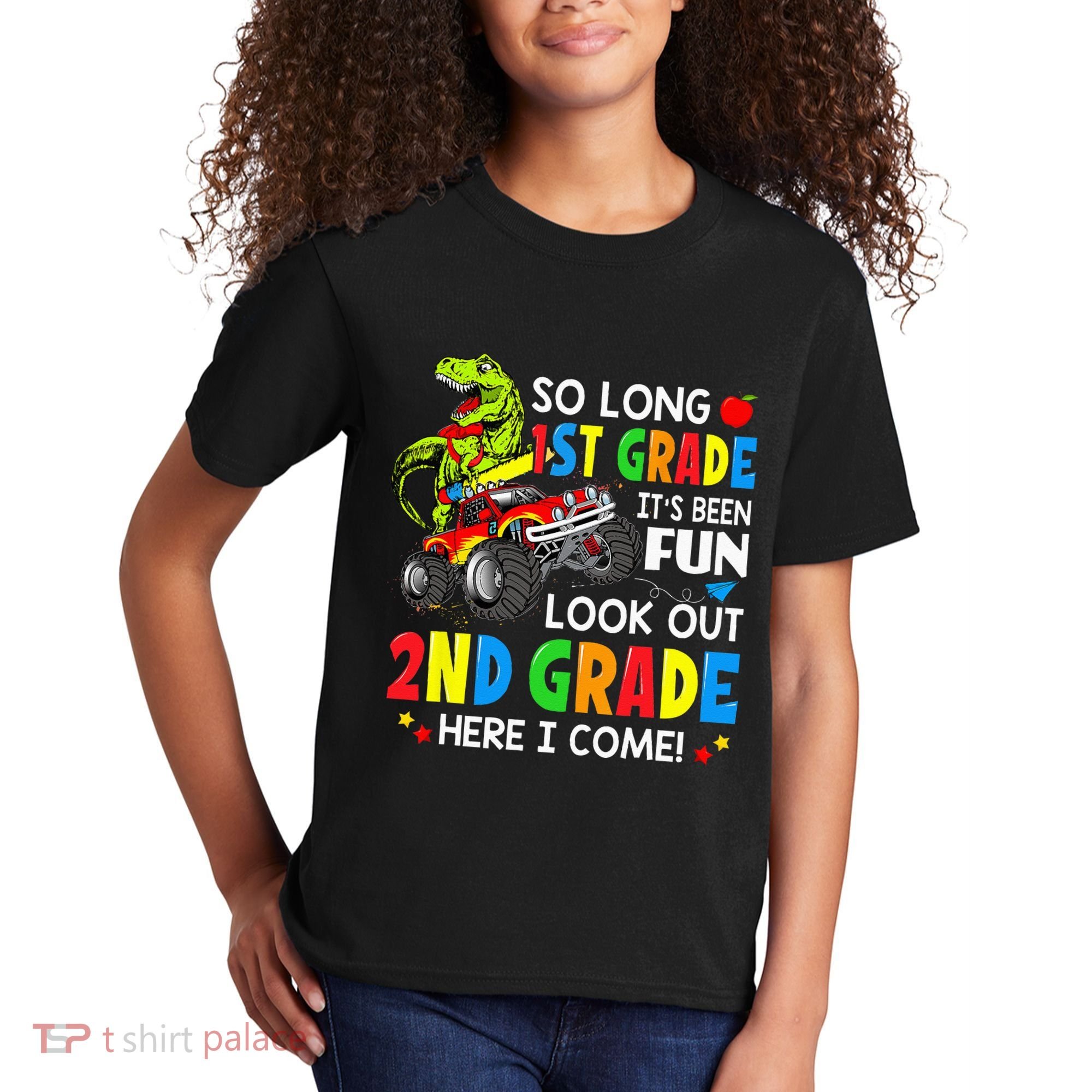 I'm Ready To Crush 2nd Grade T Rex Dinosaur Back To School Kids T-Shirt