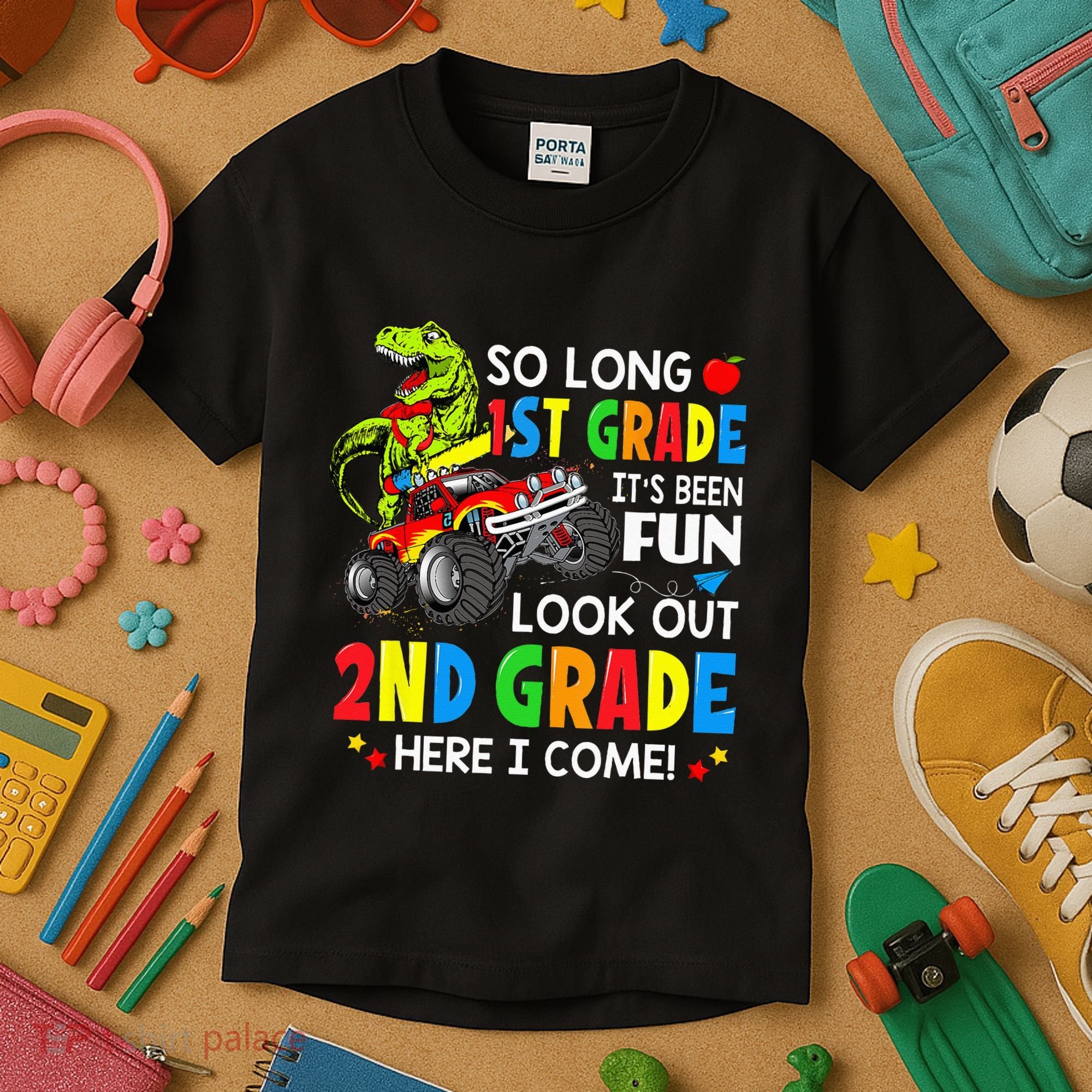 I'm Ready To Crush 2nd Grade T Rex Dinosaur Back To School Kids T-Shirt