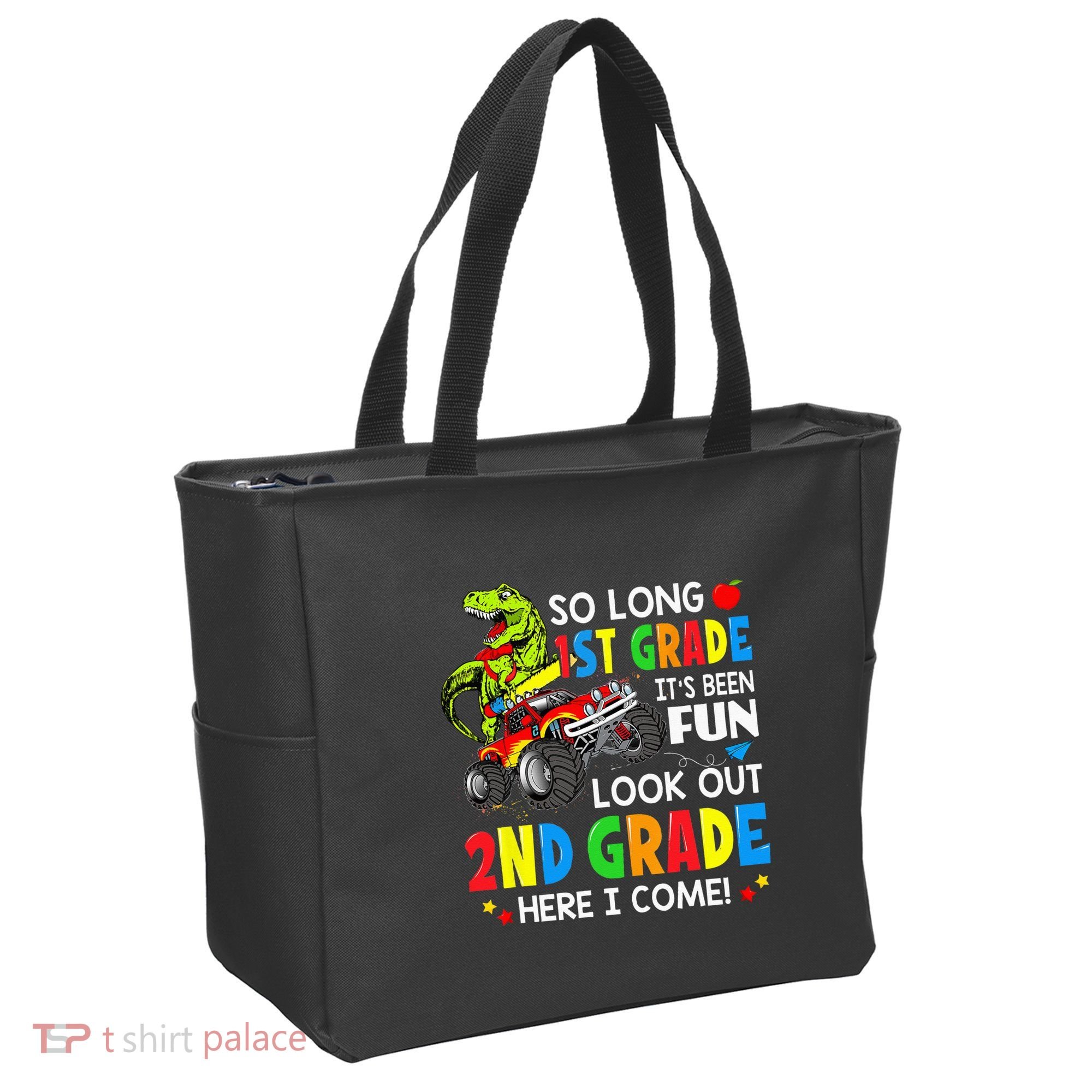 I'm Ready To Crush 2nd Grade T Rex Dinosaur Back To School Tote Bag