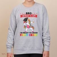 Im Ready To Crush First Grade First Grade Graduation Meaningful Gift Women's Sweatshirt thumb 0
