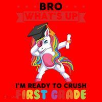 Im Ready To Crush First Grade First Grade Graduation Meaningful Gift Santa Hat thumb 1