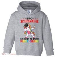 Im Ready To Crush First Grade First Grade Graduation Meaningful Gift Toddler Hoodie thumb 0