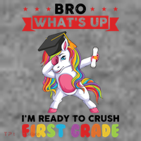 Im Ready To Crush First Grade First Grade Graduation Meaningful Gift Toddler Hoodie thumb 2