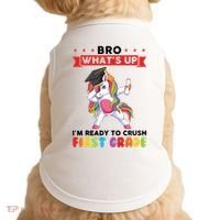 Im Ready To Crush First Grade First Grade Graduation Meaningful Gift Doggie Tank thumb 0