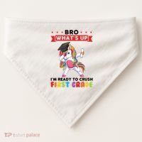 Im Ready To Crush First Grade First Grade Graduation Meaningful Gift USA-Made Doggie Bandana thumb 0