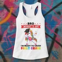 Im Ready To Crush First Grade First Grade Graduation Meaningful Gift Women's Tank Top thumb 3