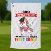 Im Ready To Crush First Grade First Grade Graduation Meaningful Gift Golf Towel thumb 1
