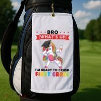 Im Ready To Crush First Grade First Grade Graduation Meaningful Gift Golf Towel thumb 2