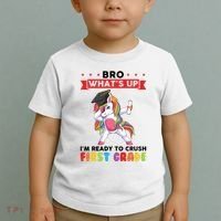 Im Ready To Crush First Grade First Grade Graduation Meaningful Gift Toddler T-Shirt thumb 2