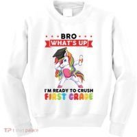 Im Ready To Crush First Grade First Grade Graduation Meaningful Gift Kids Sweatshirt thumb 0