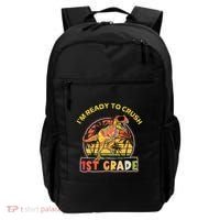 Im Ready To Crush 1st grade Dinosaur T Rex Back To School Gift Backpack thumb 0
