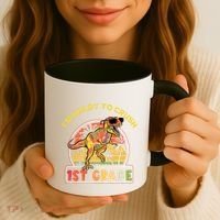Im Ready To Crush 1st grade Dinosaur T Rex Back To School Gift Coffee Mug thumb 3
