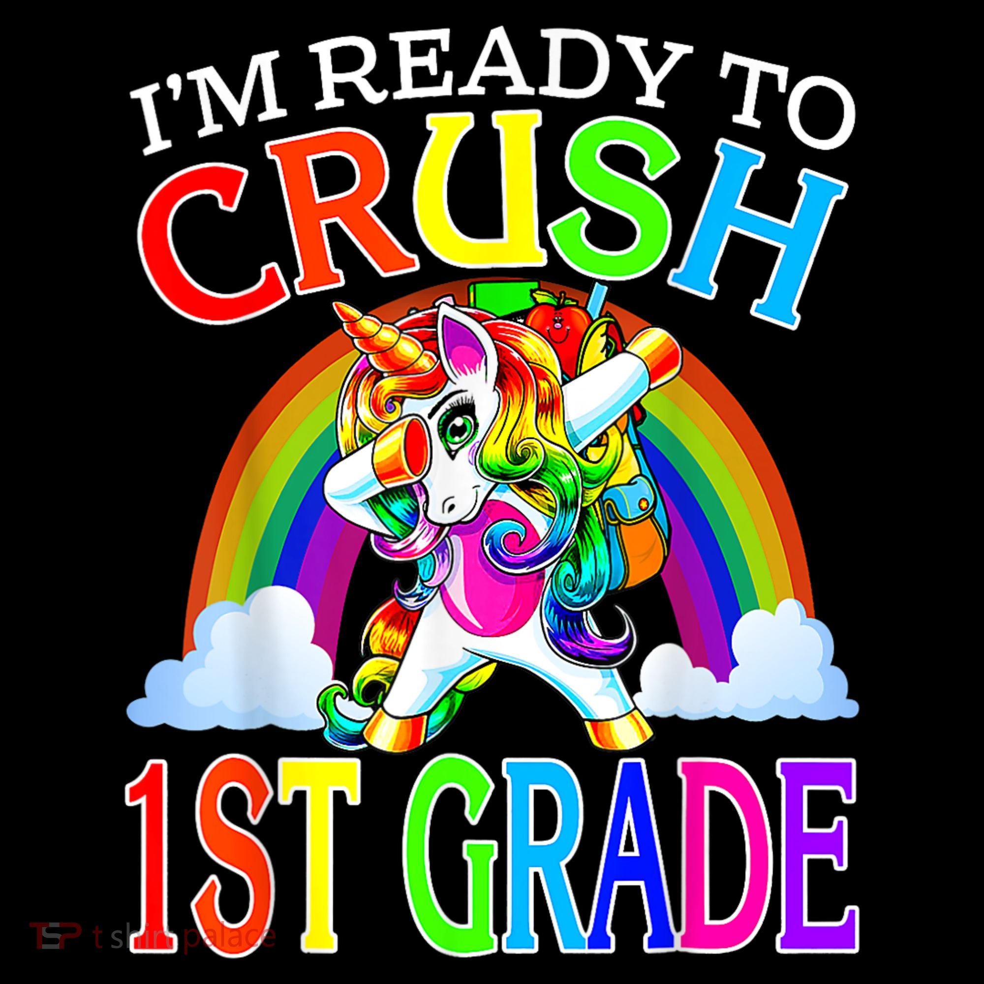 Im Ready To Crush 1st Grade Dabbing Unicorn Back To School Coffee Mug