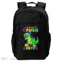 I'm Ready To Crush Kindergarten Back To School Dinosaur Tee Backpack thumb 0