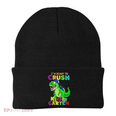 I'm Ready To Crush Kindergarten Back To School Dinosaur Tee Beanie
